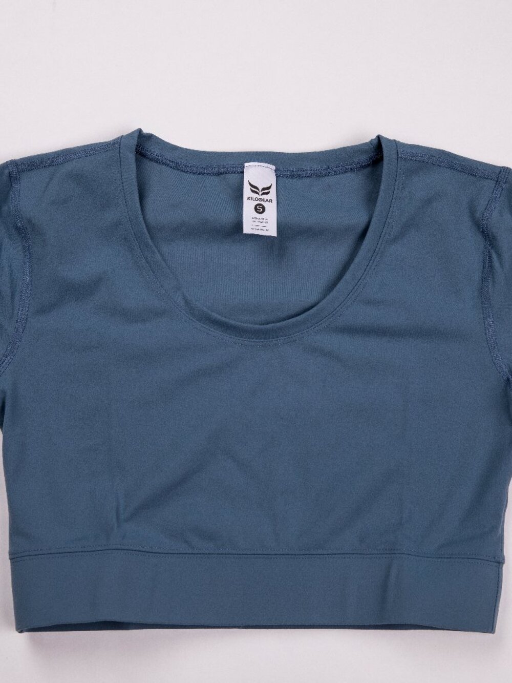 KILOGEAR Crop Top Size S Blue Weighted Shirt
